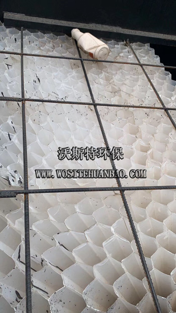 乙丙共聚六角蜂窝斜管填料