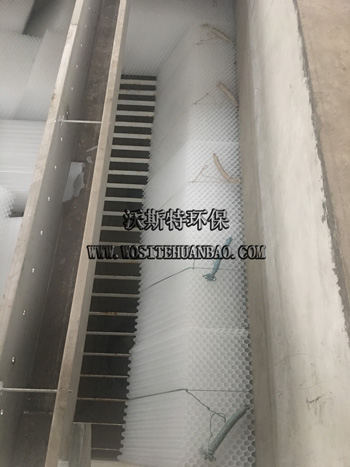 聚丙烯蜂窝斜管填料